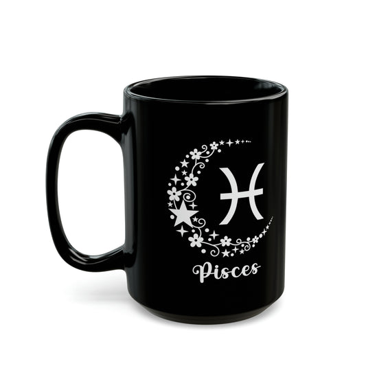 Pisces crescent moon mug