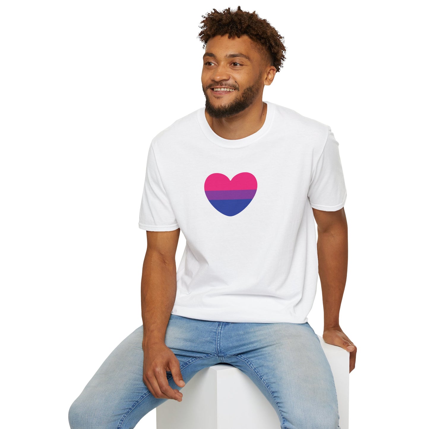 Bisexual heart tee