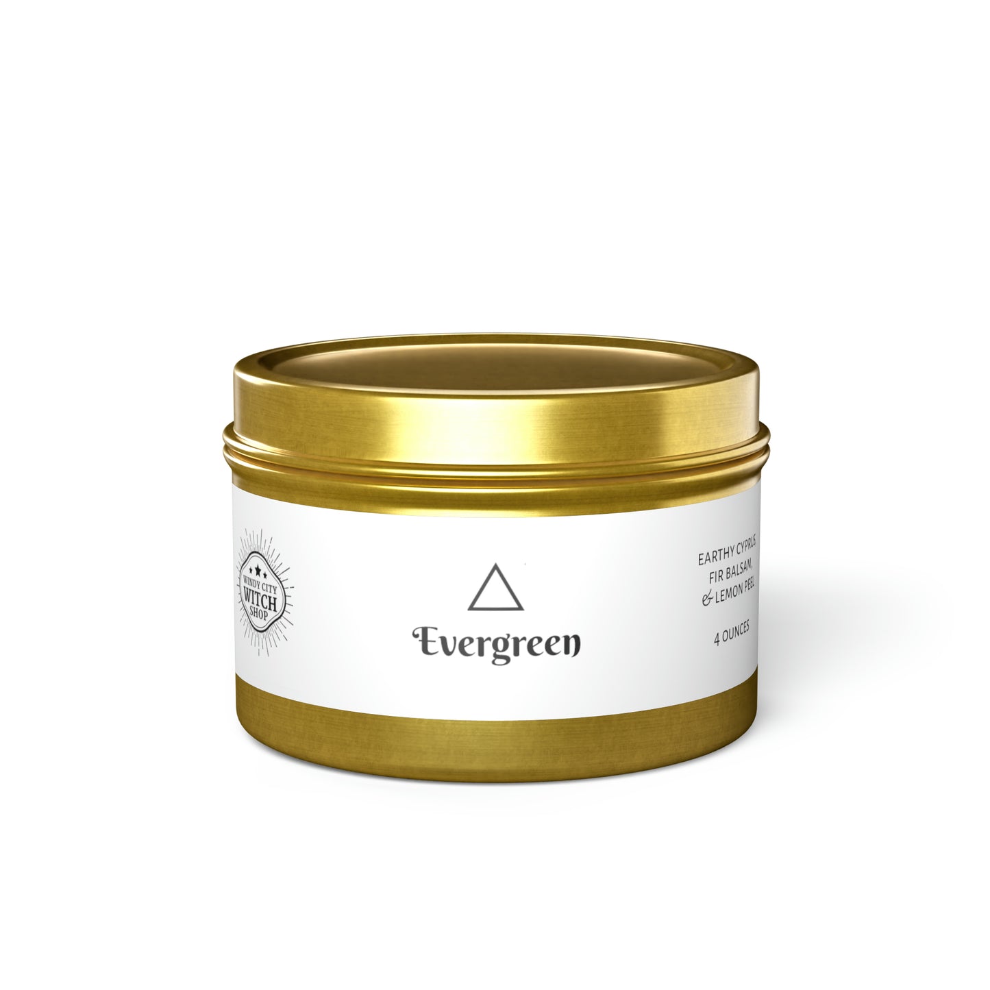 Evergreen - tin candle, scented