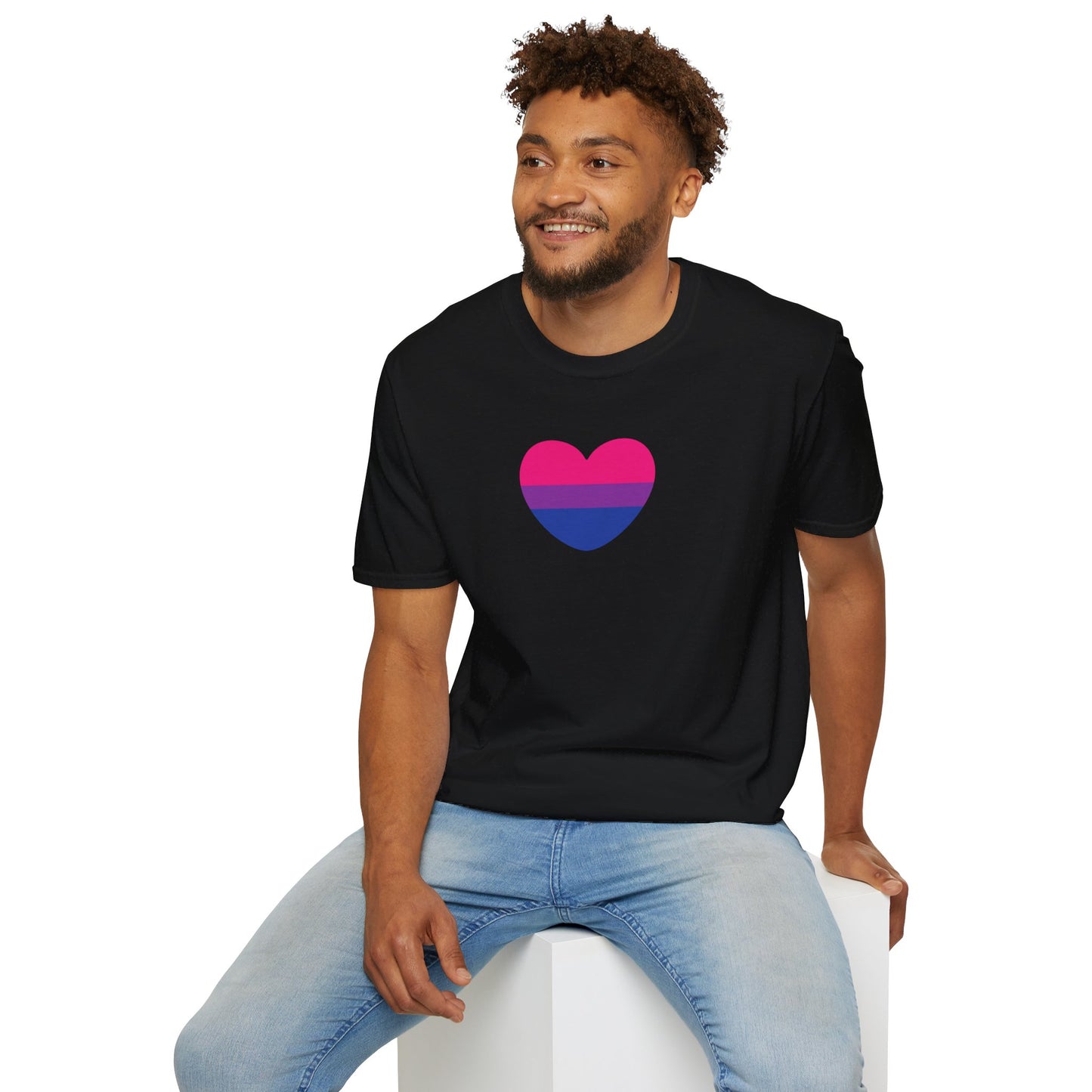 Bisexual heart tee