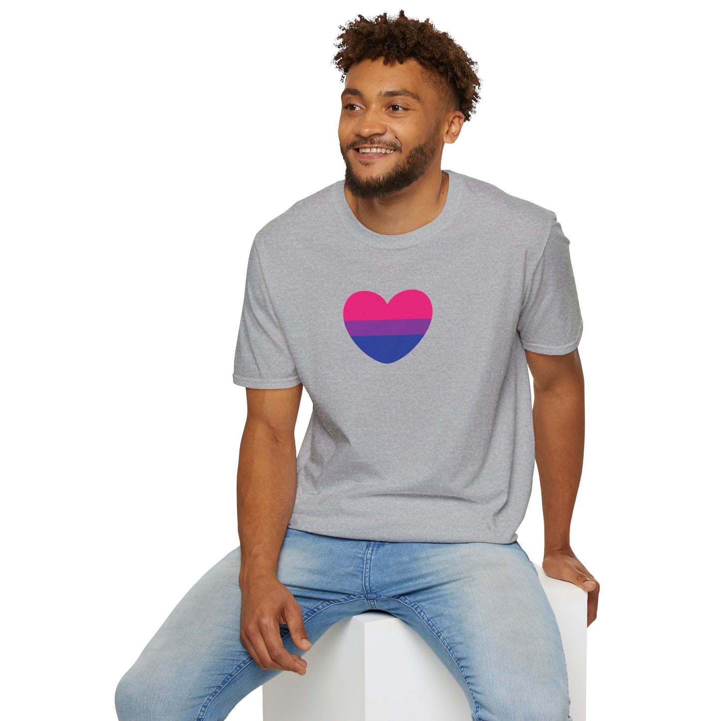 Bisexual heart tee