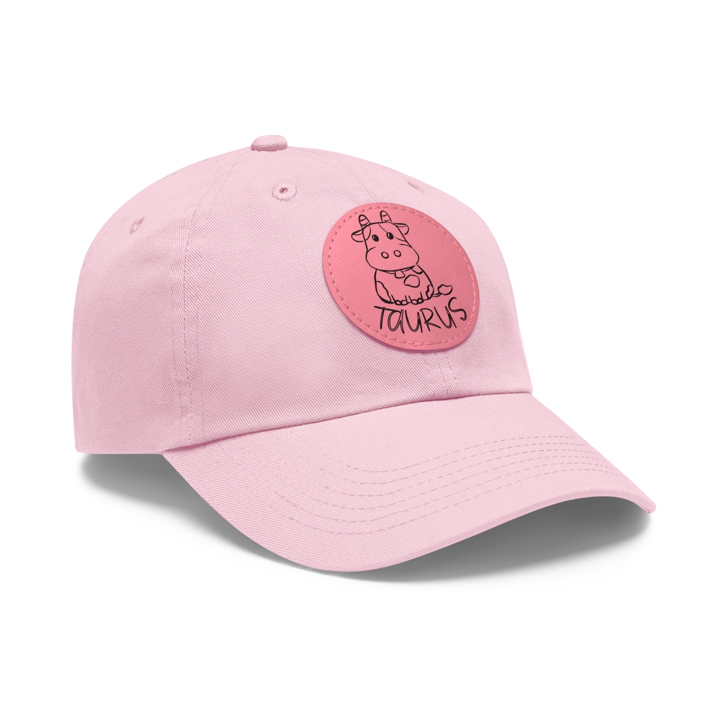 Cute Taurus Hat, Vegan Leather Patch