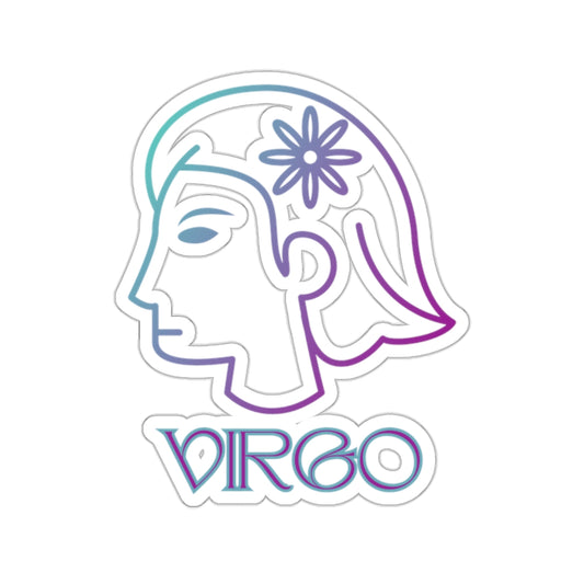 VIRGO maiden, gradient sticker