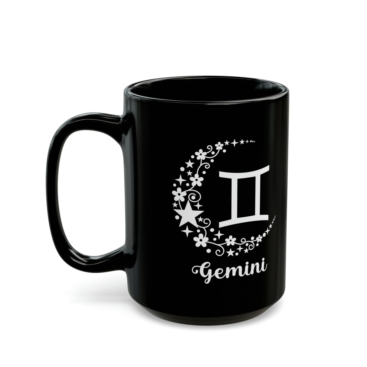 Gemini crescent moon mug