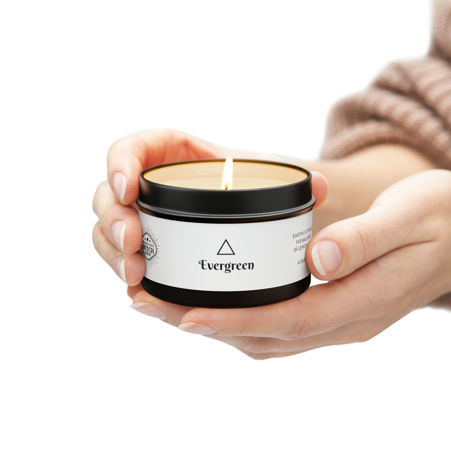 Evergreen - tin candle, scented