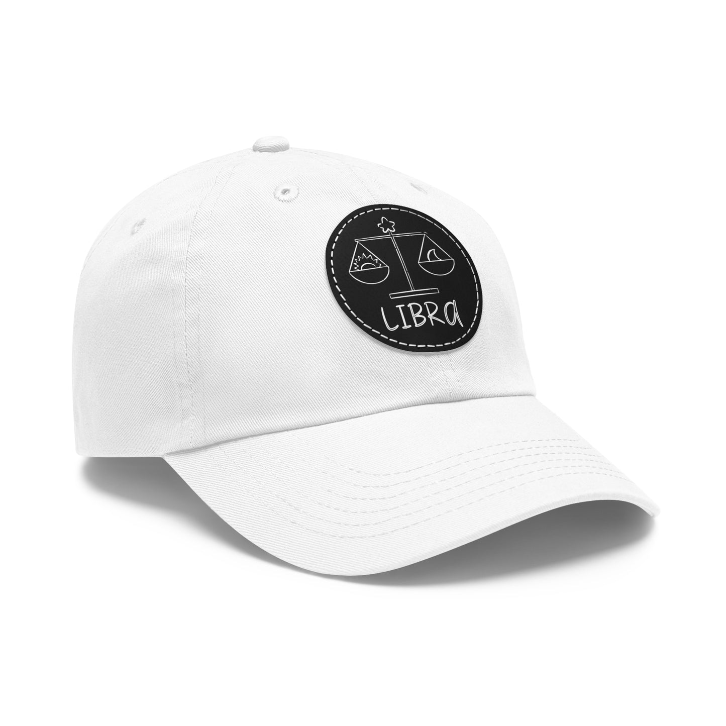 Cute Libra Hat, Vegan Leather Patch