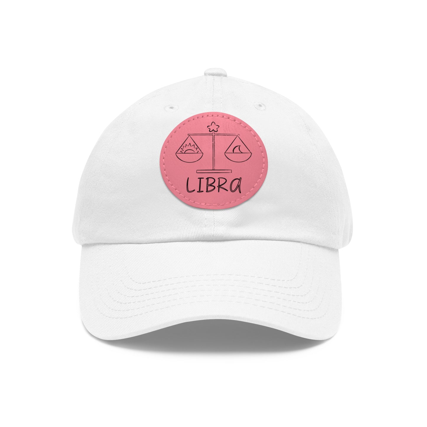 Cute Libra Hat, Vegan Leather Patch