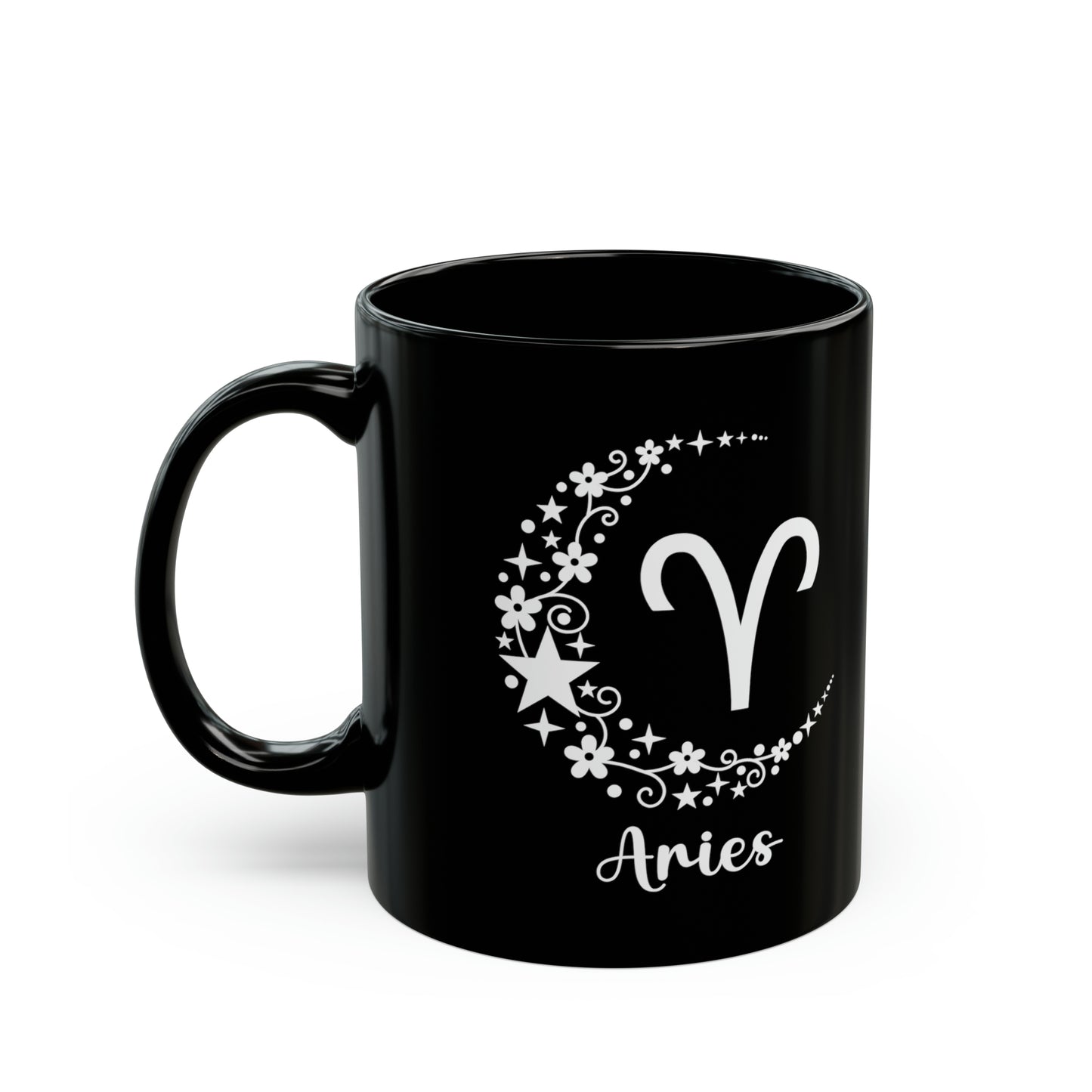 Aries crescent moon mug