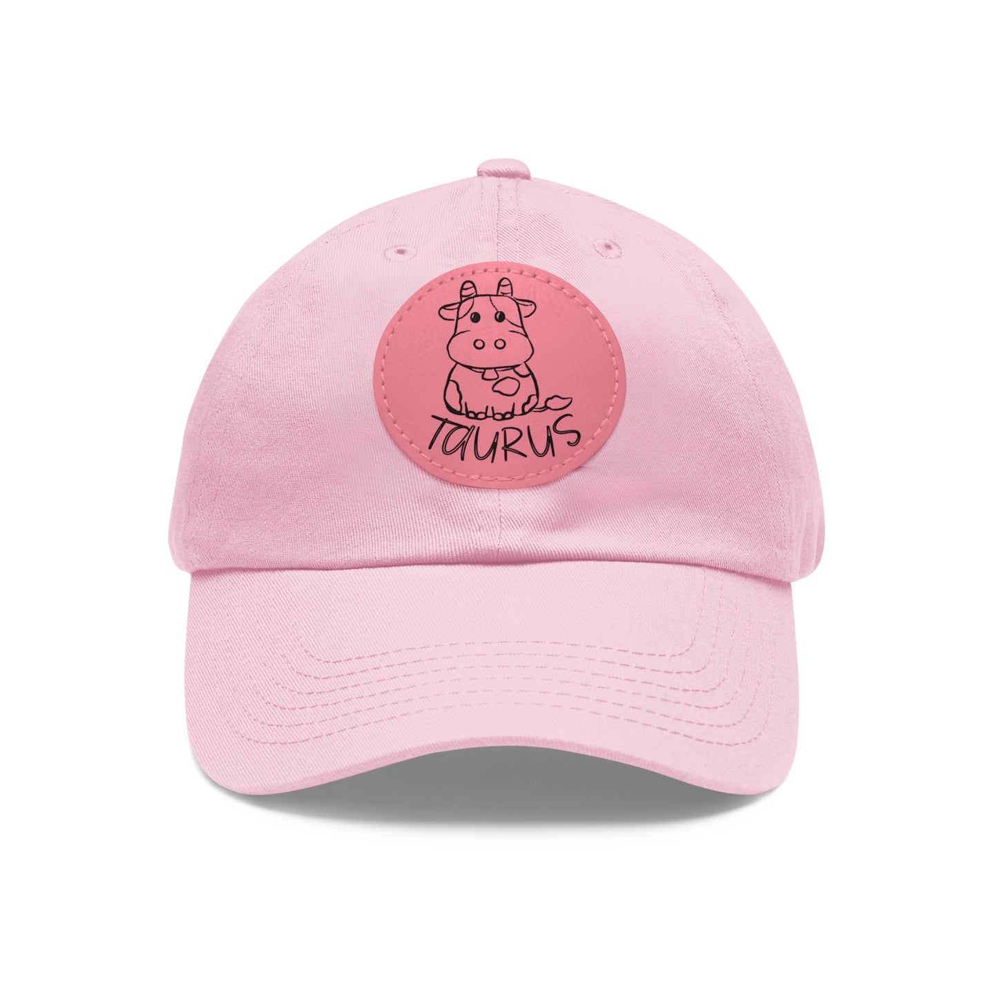 Cute Taurus Hat, Vegan Leather Patch