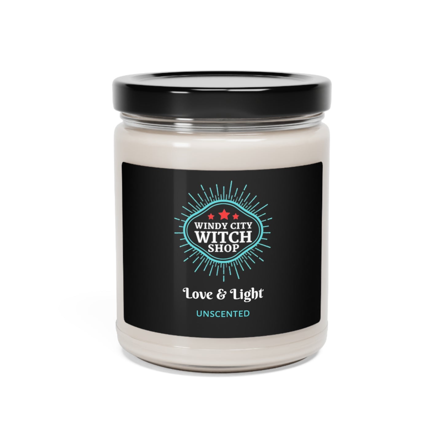 Love & Light Unscented Soy Candle