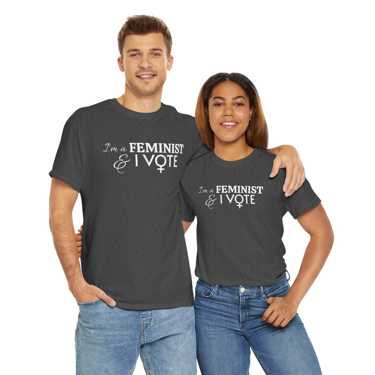 "I'm a FEMINIST & I vote" t-shirt