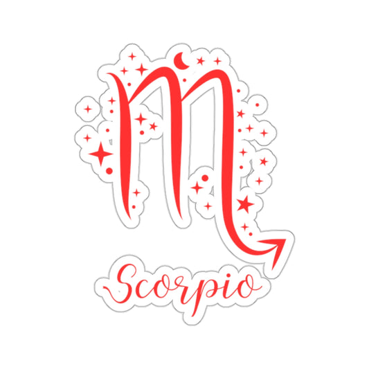 SCOPRIO glyph & stars sticker