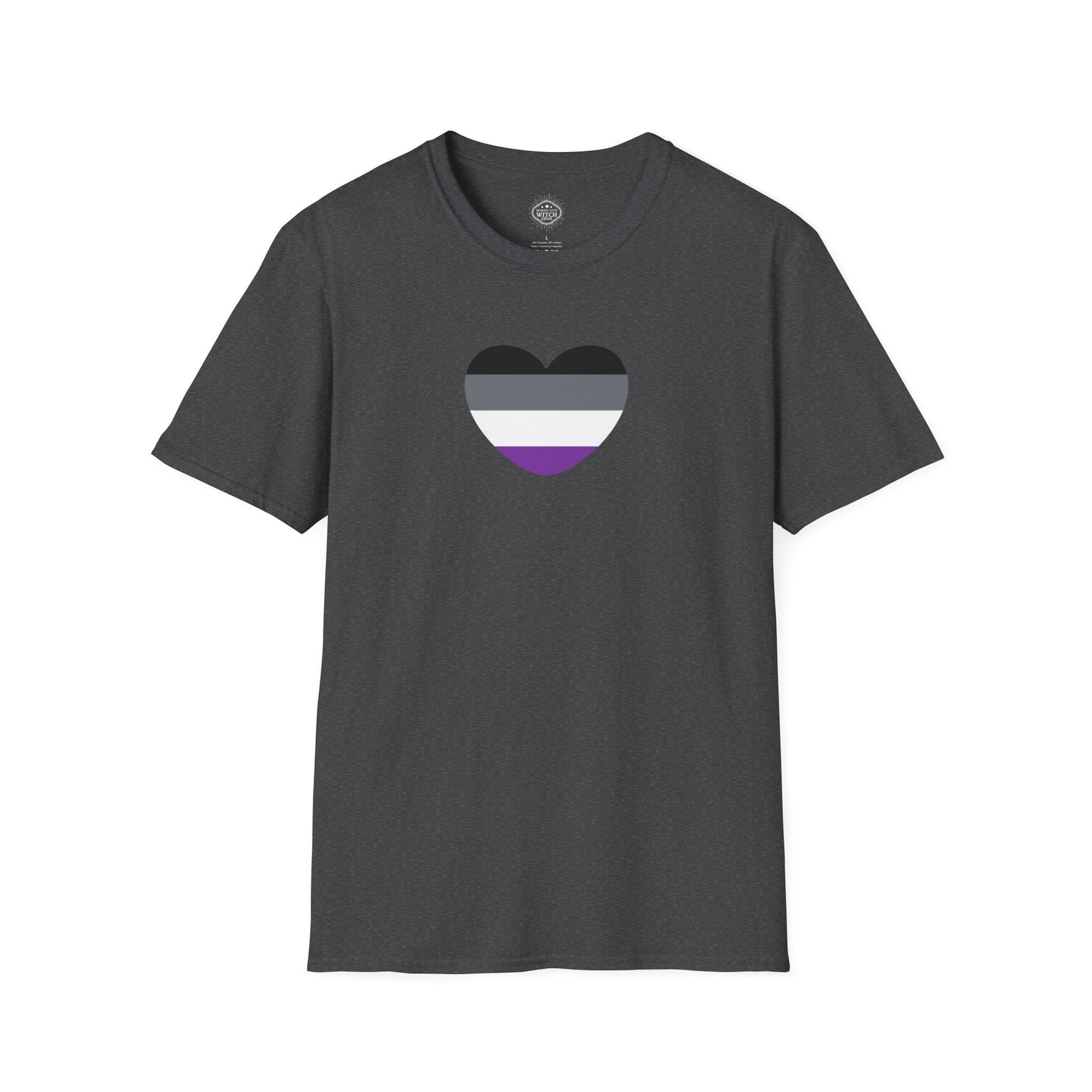 Asexual heart tee