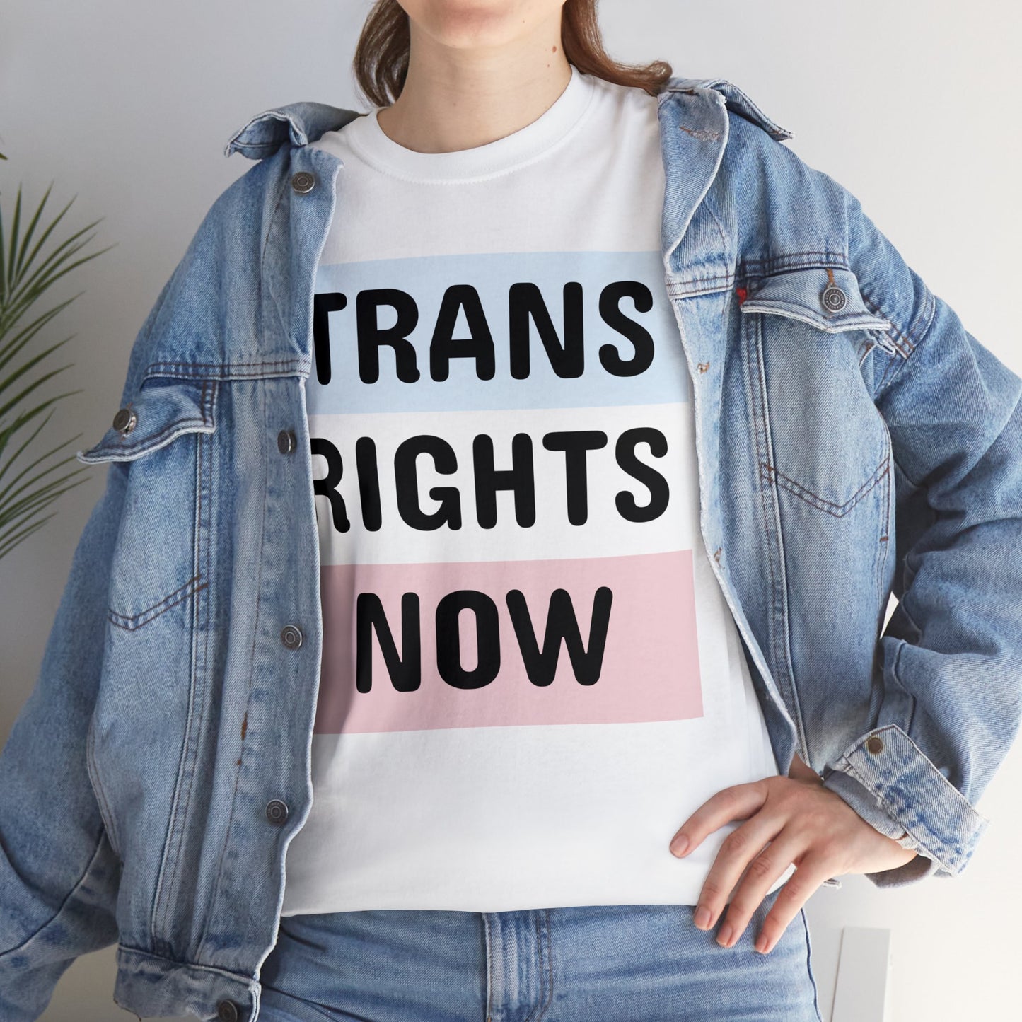 TRANS RIGHTS NOW Cotton Tee