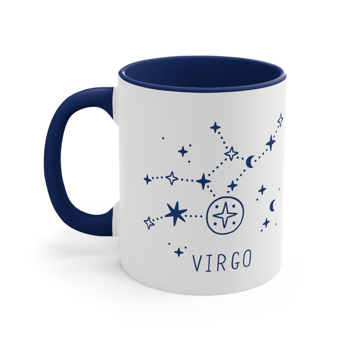 Virgo constellation coffee mug
