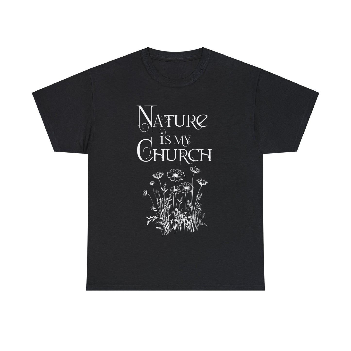 Nature is my church Cotton t-shirt