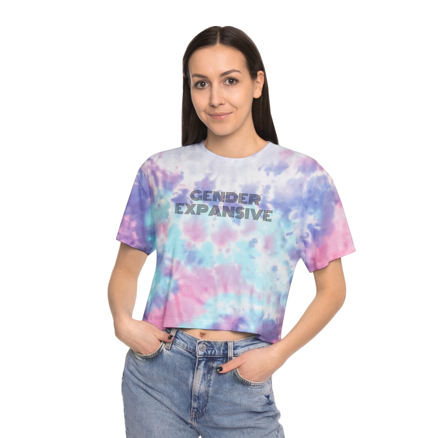 Gender Expansive Tie-Dye Crop Tee