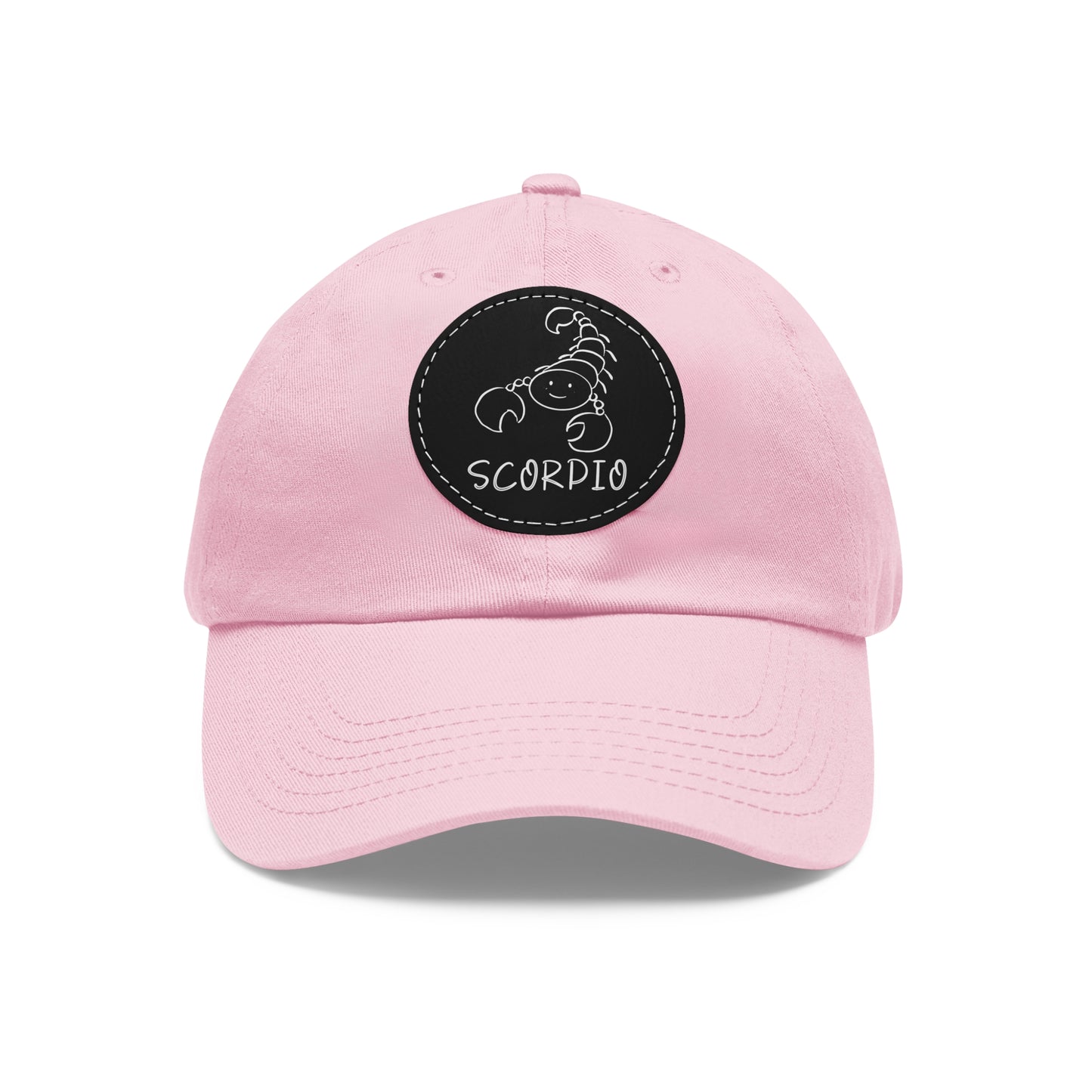 Cute Scorpio Hat, Vegan Leather Patch