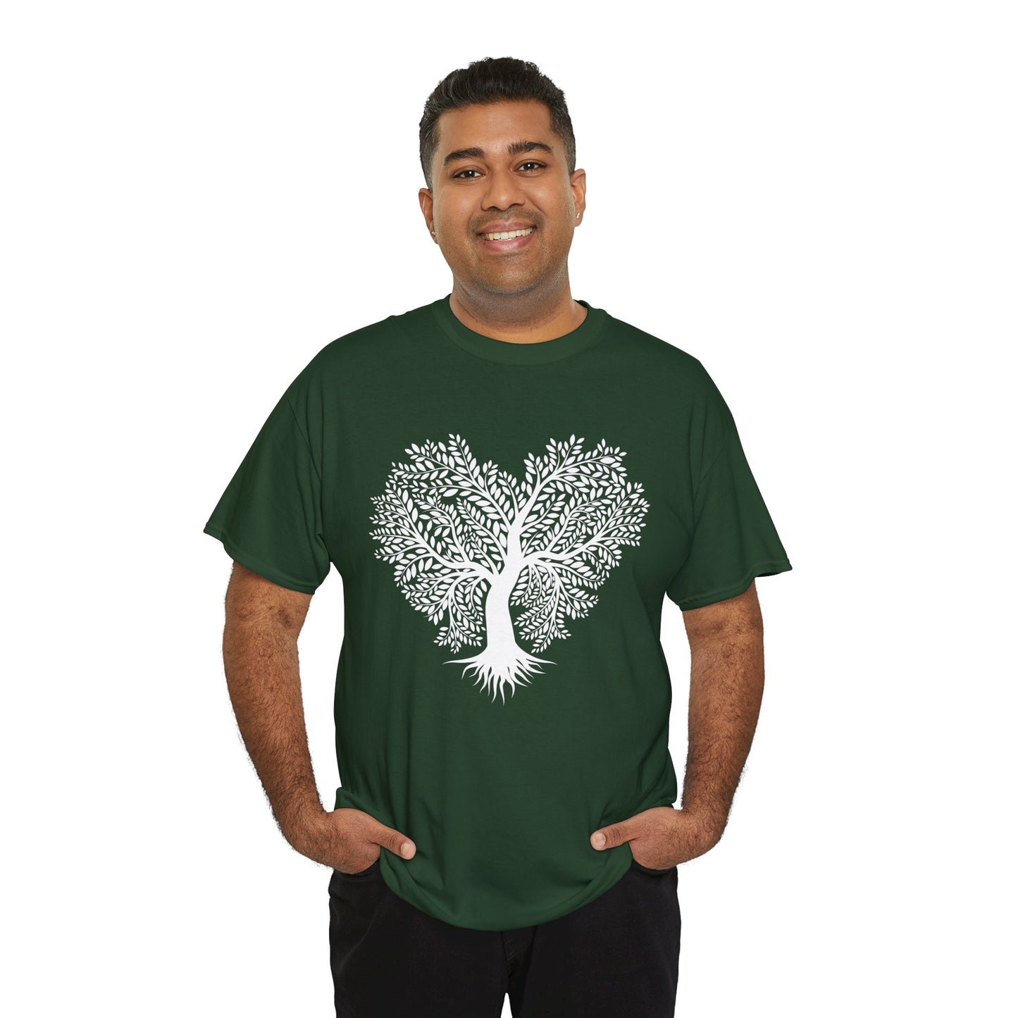 Tree of Life Heart Cotton t-shirt