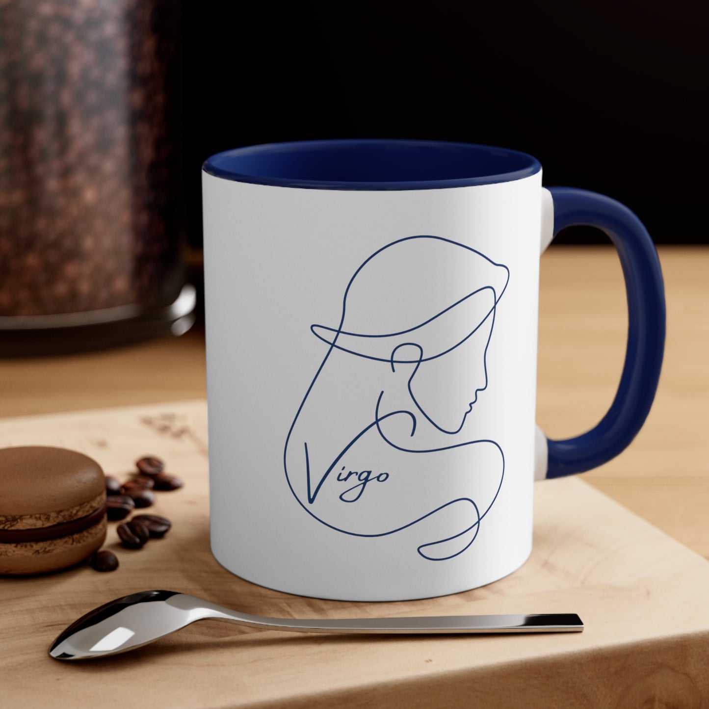 Abstract Virgo coffee mug