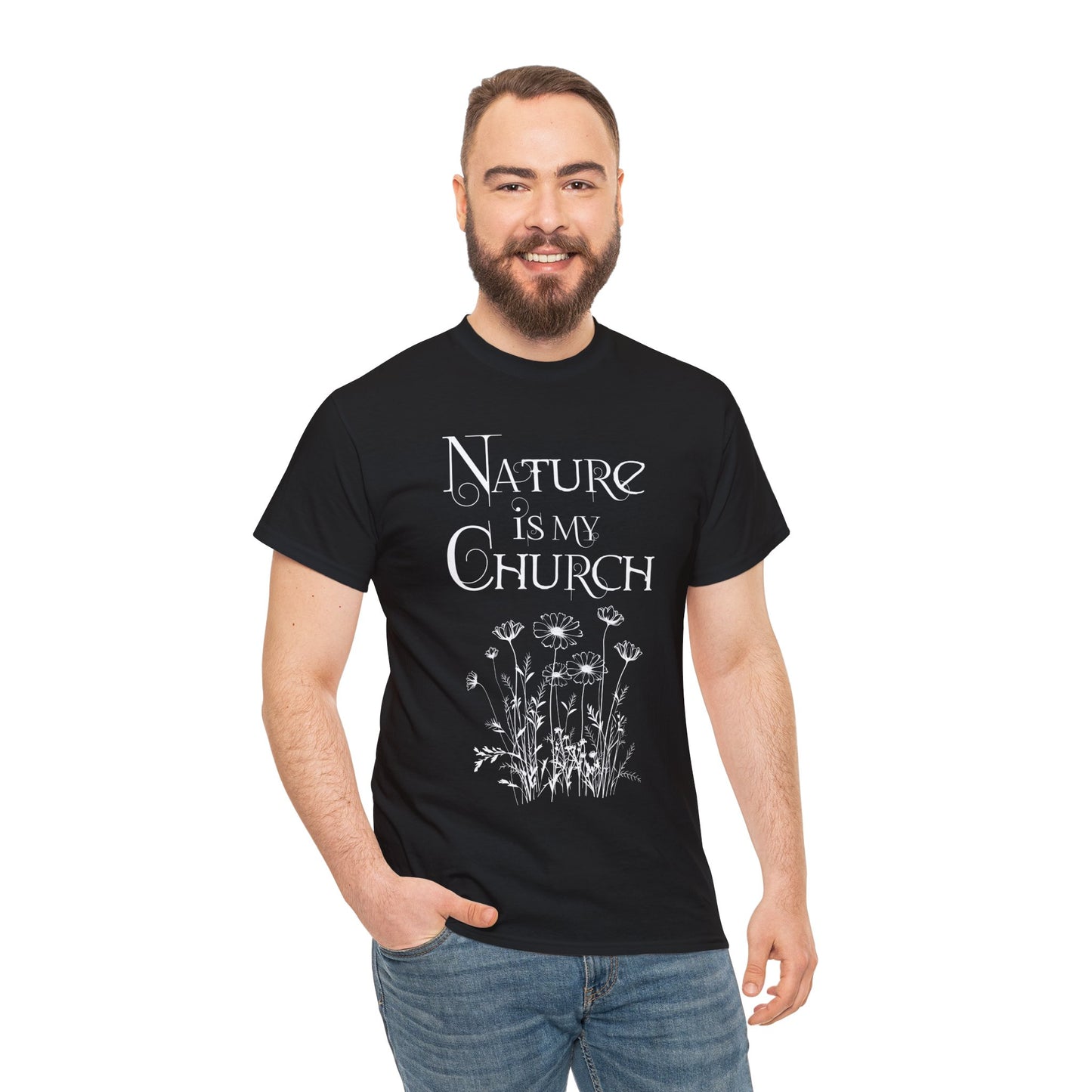 Nature is my church Cotton t-shirt