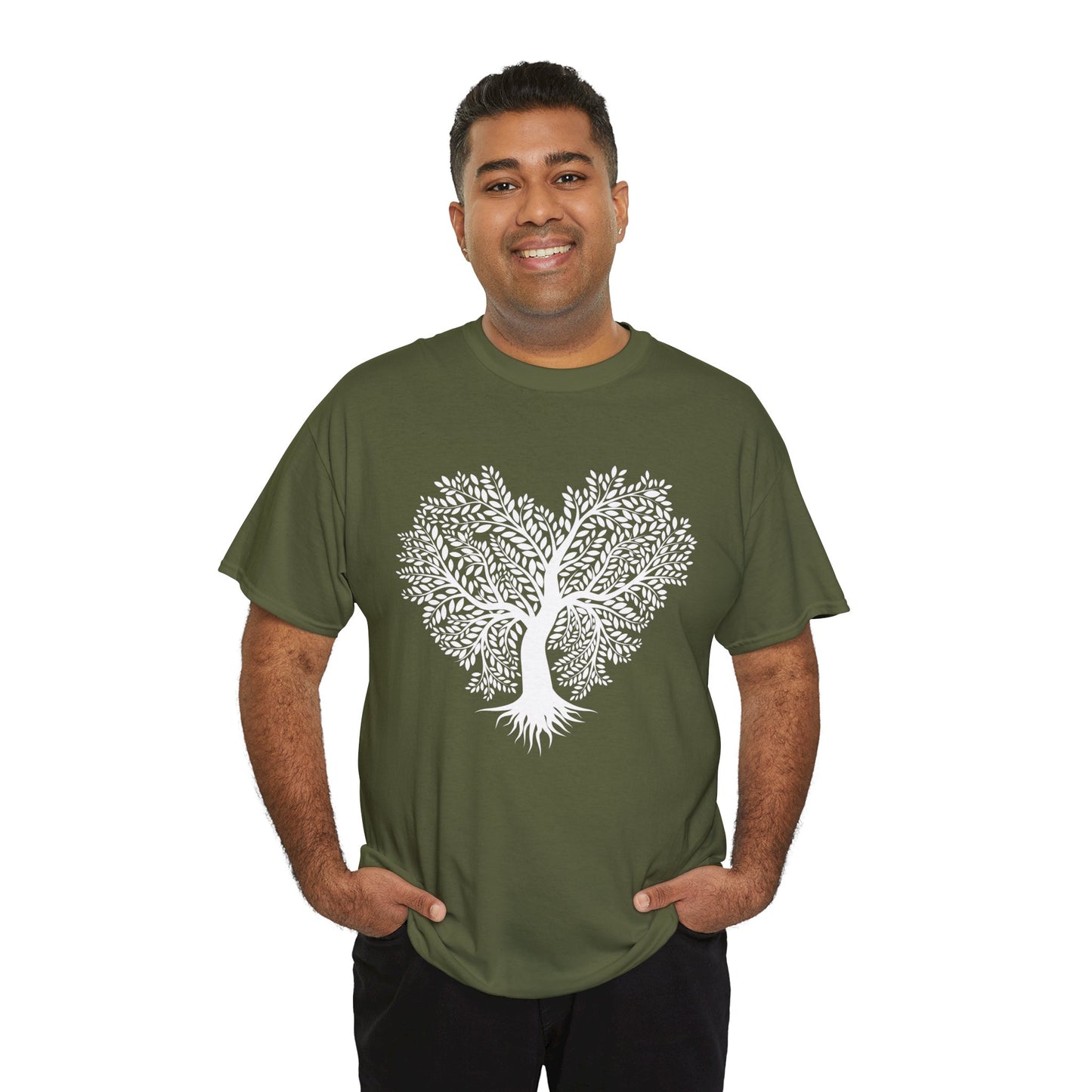 Tree of Life Heart Cotton t-shirt