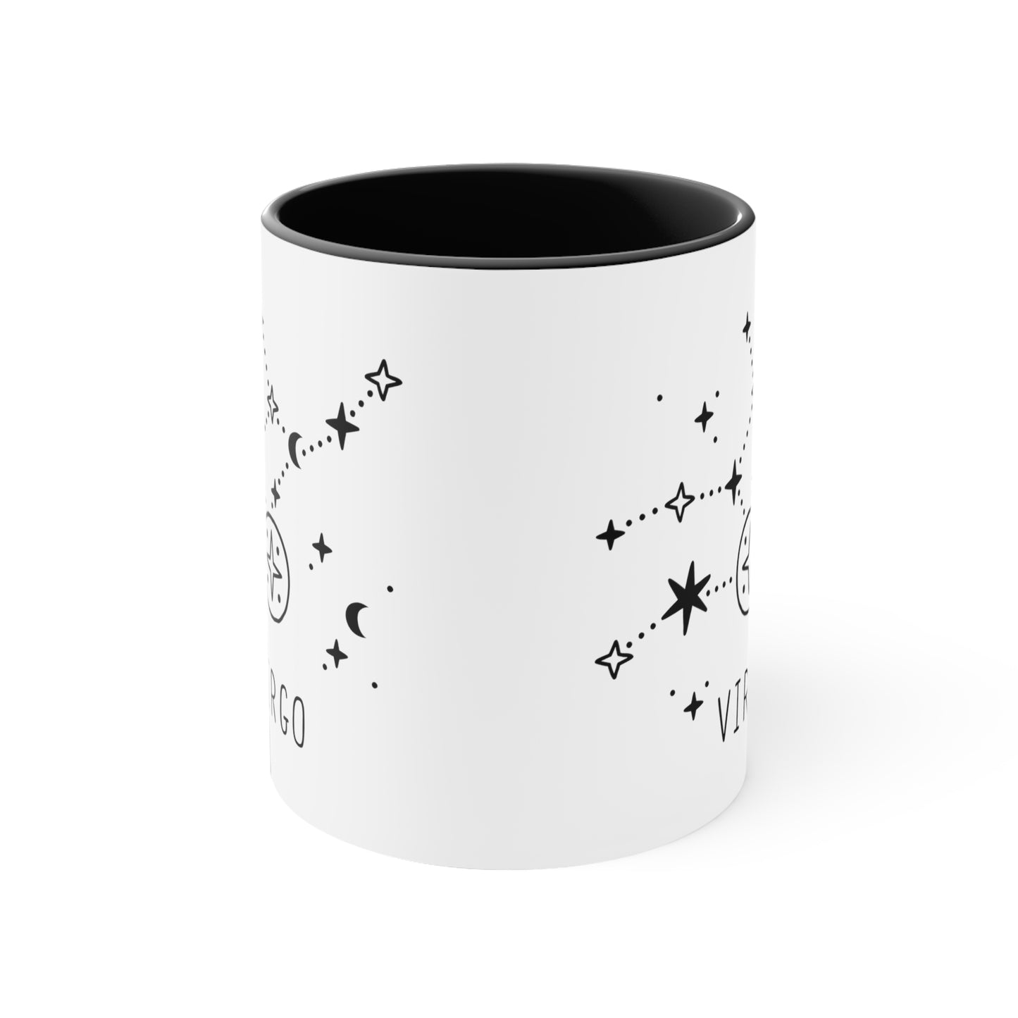 Virgo constellation coffee mug