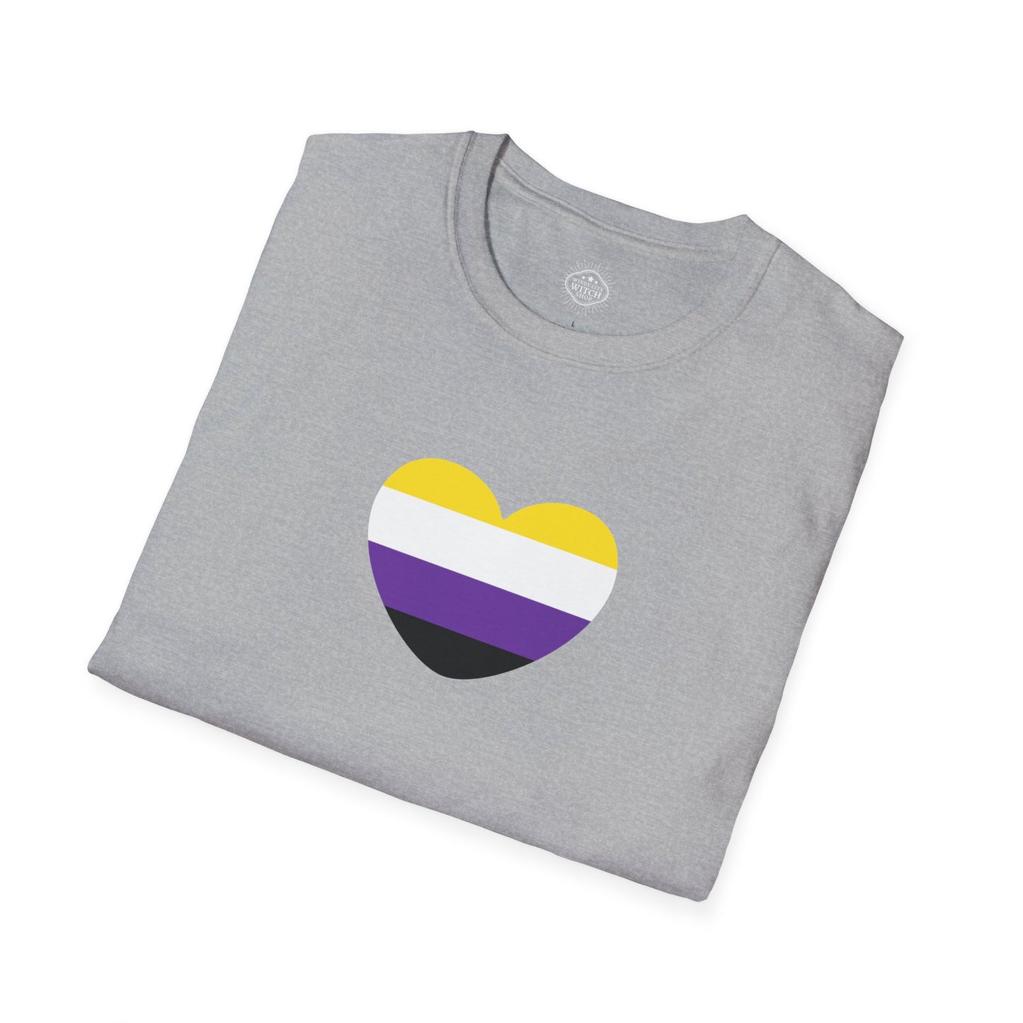 Non-binary heart tee