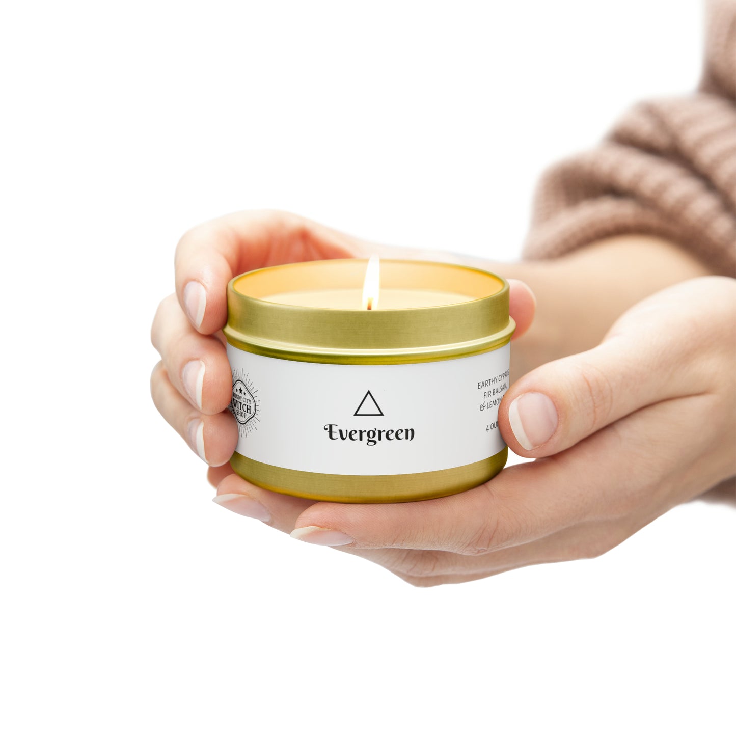 Evergreen - tin candle, scented