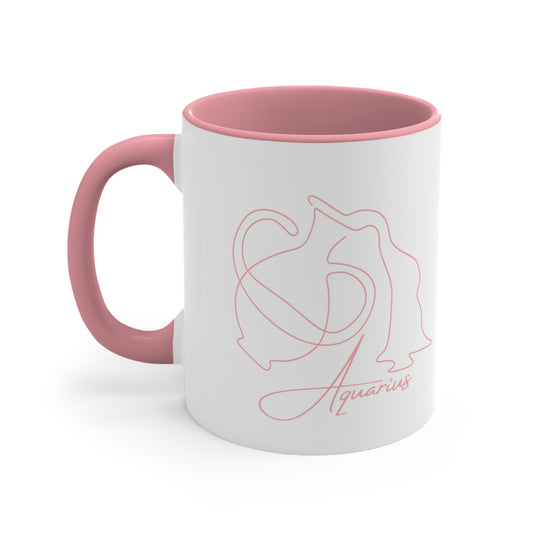 Abstract Aquarius coffee mug