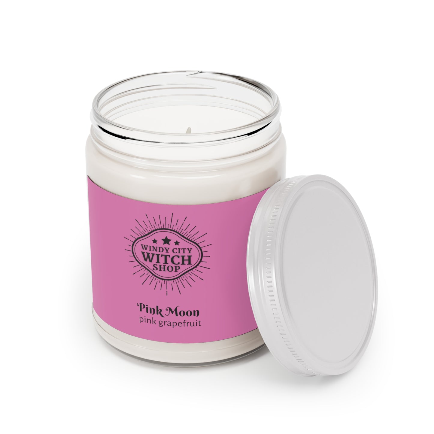 Pink Moon candle, scented