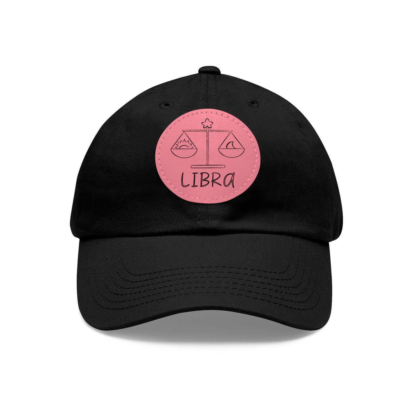 Cute Libra Hat, Vegan Leather Patch