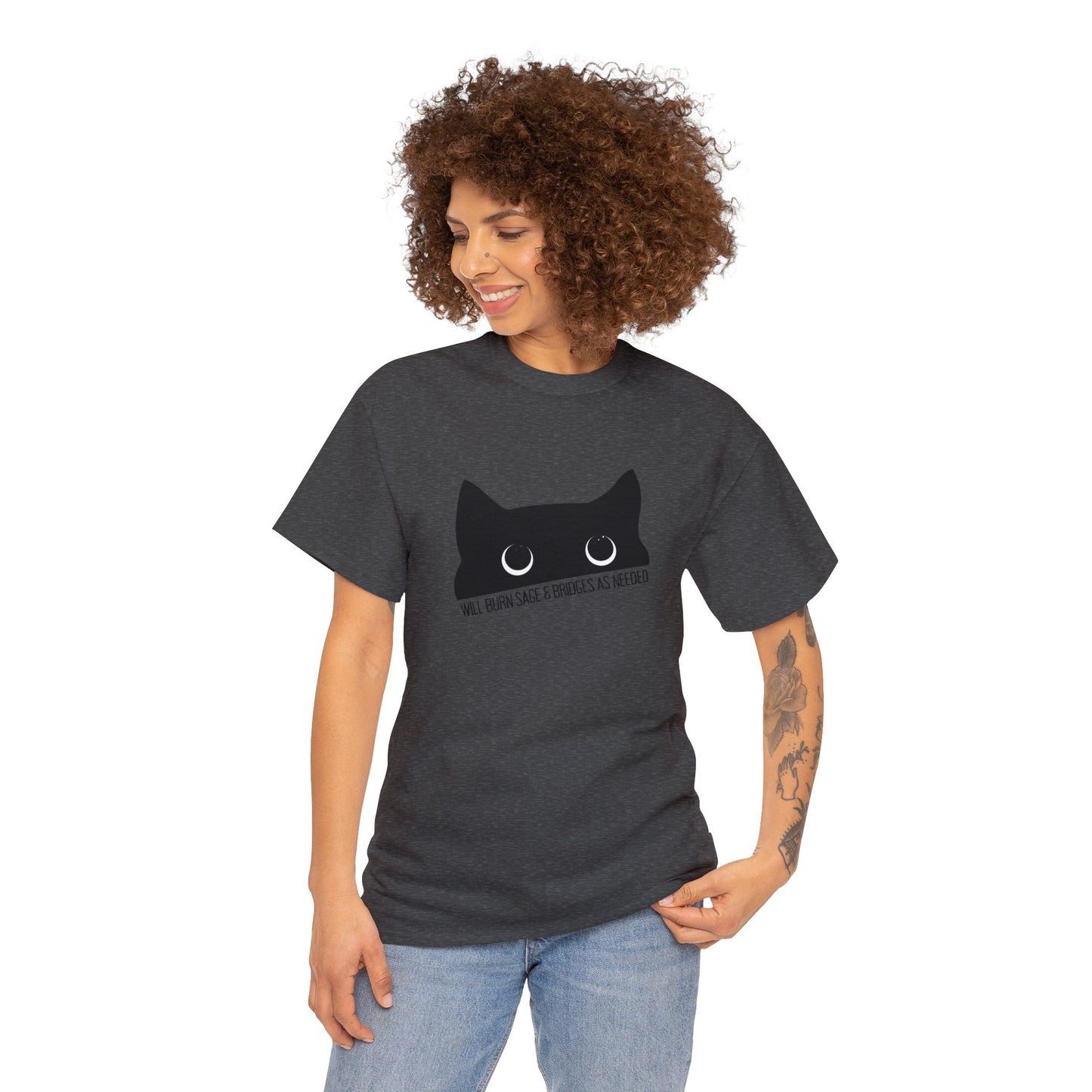 Black Cat Cotton t-shirt