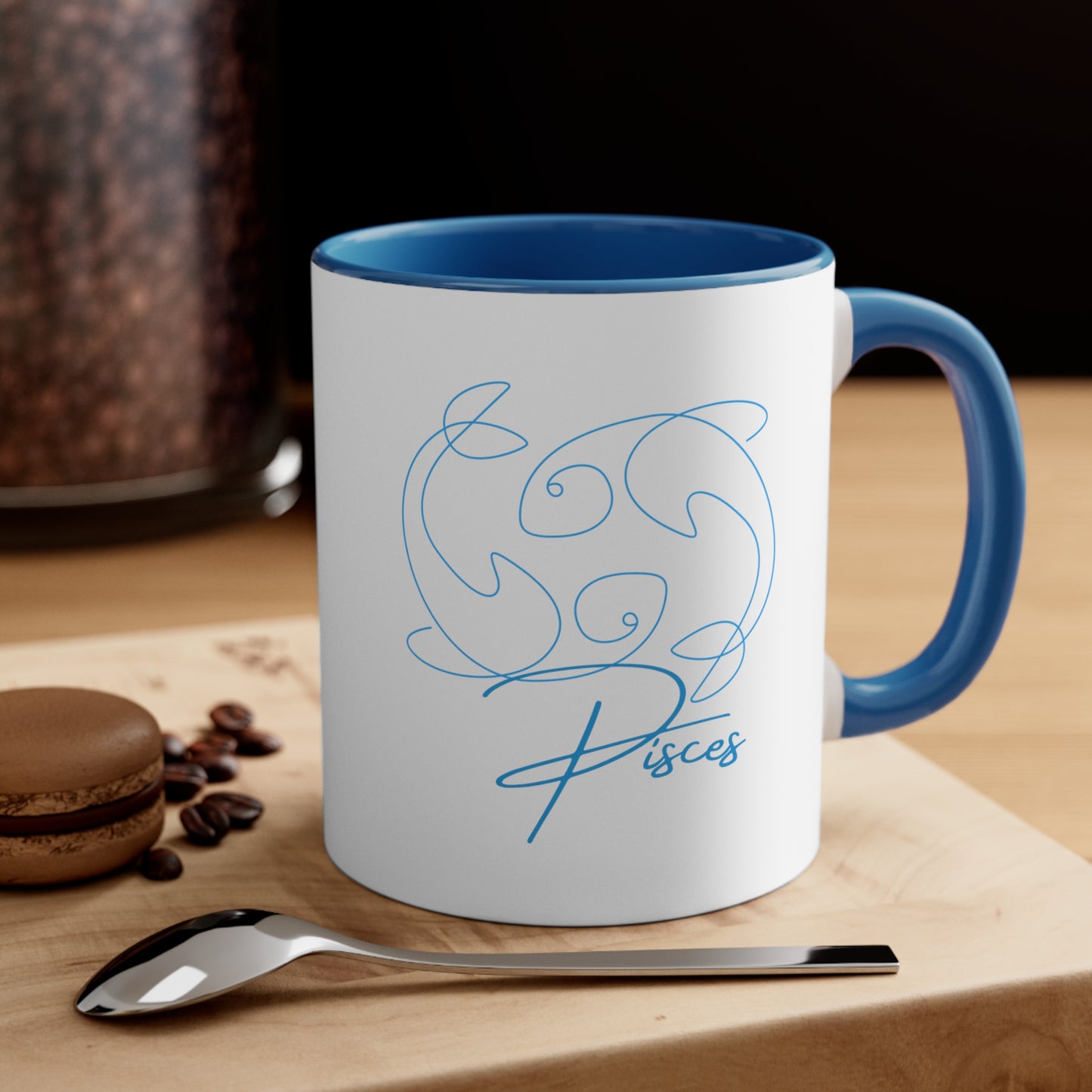 Abstract Pisces coffee mug