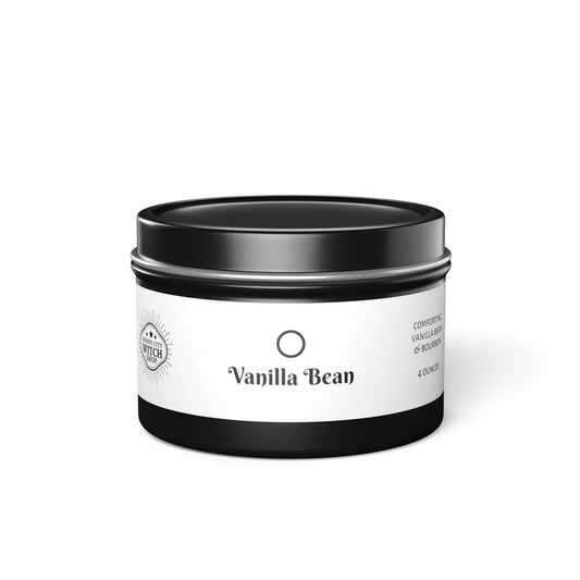 Vanilla Bean - tin candle, scented