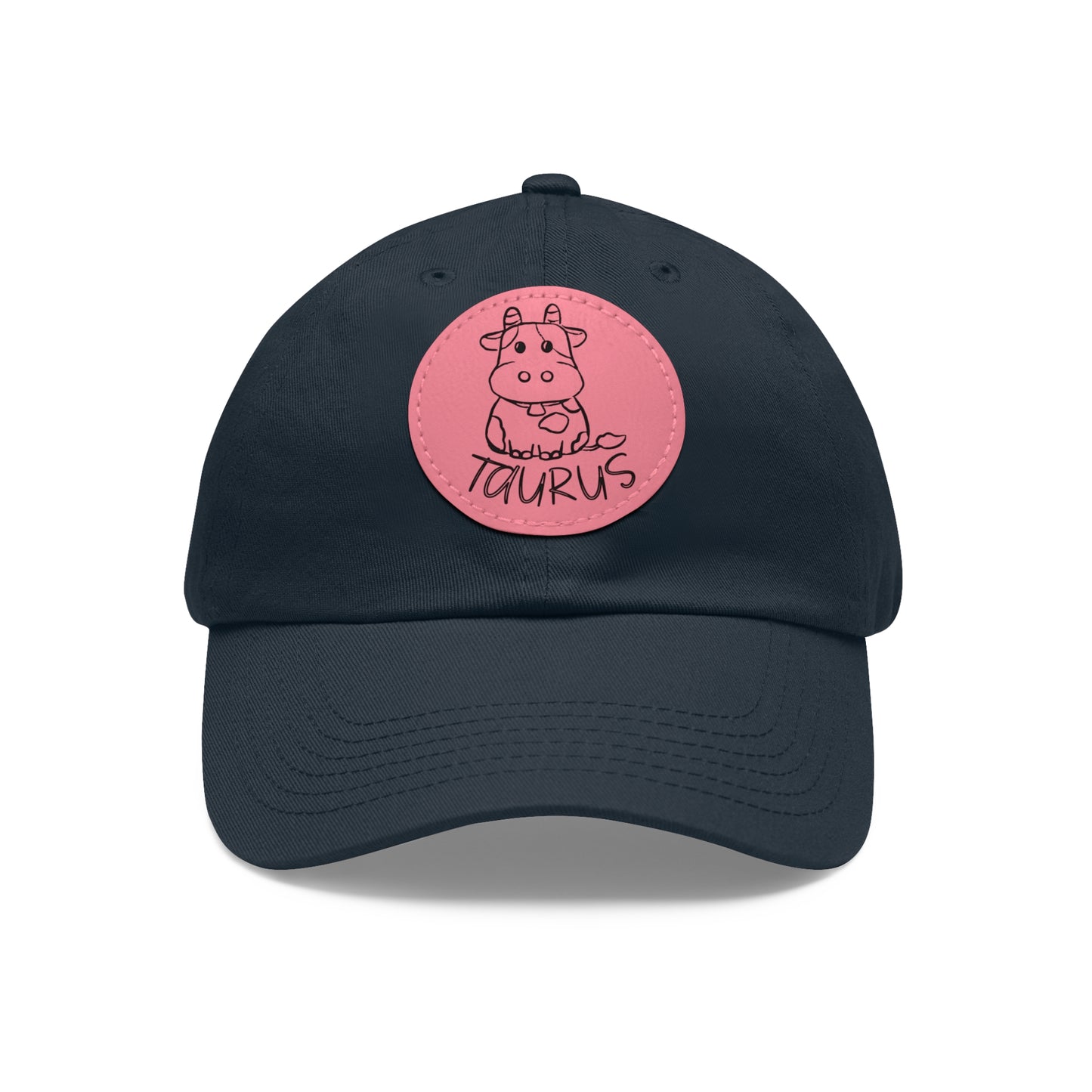 Cute Taurus Hat, Vegan Leather Patch