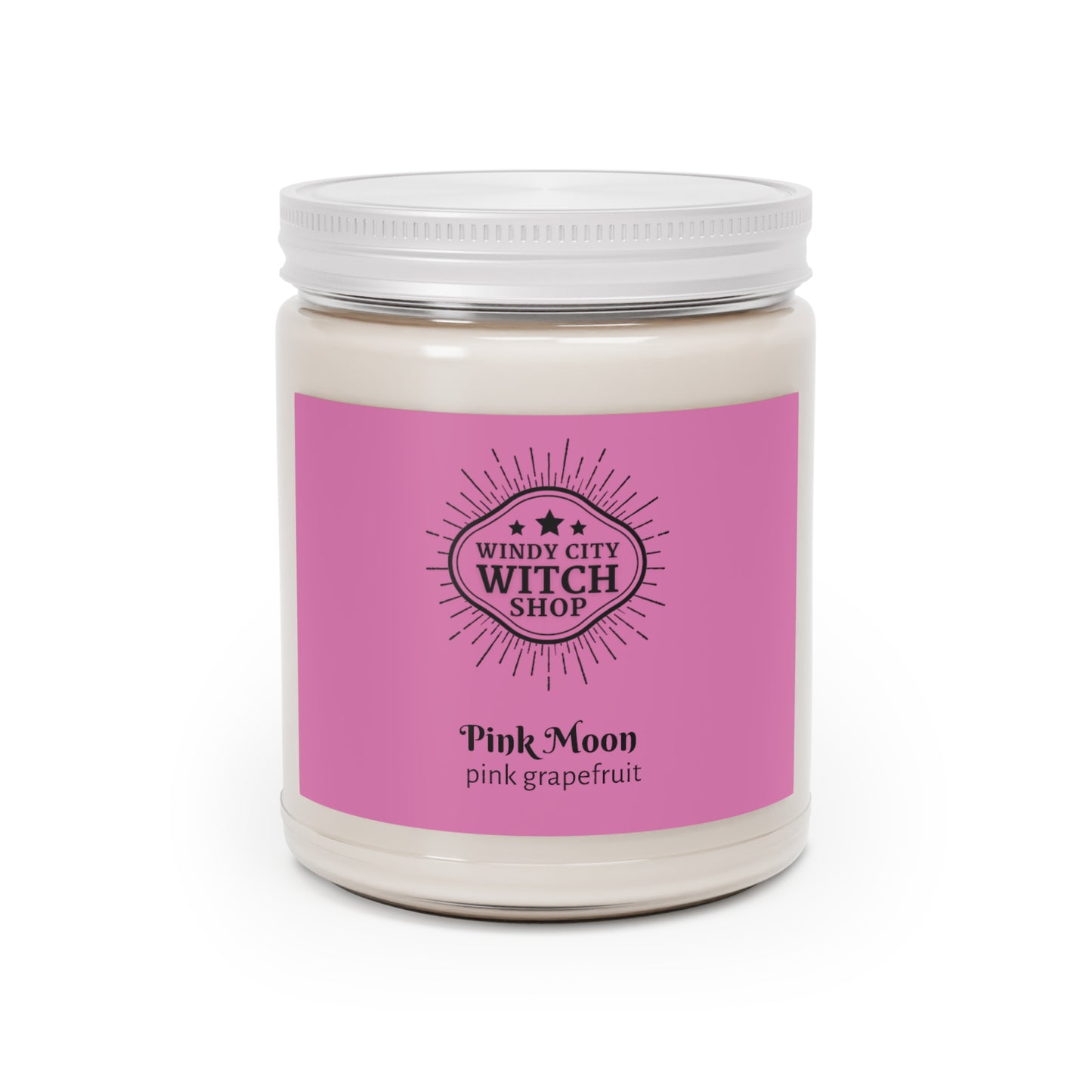 Pink Moon candle, scented
