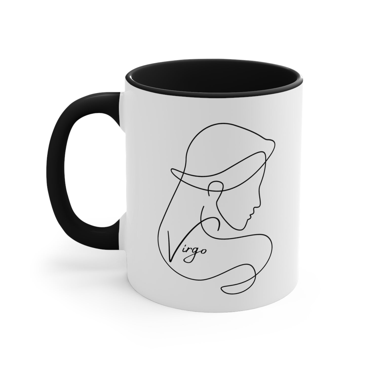 Abstract Virgo coffee mug
