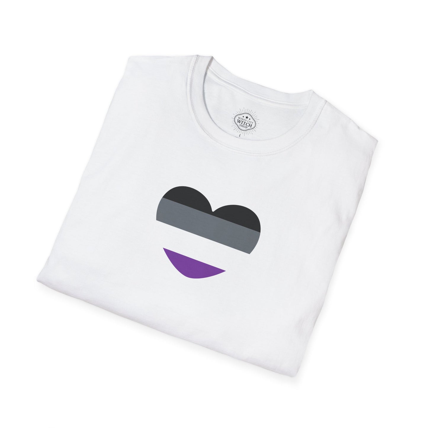 Asexual heart tee