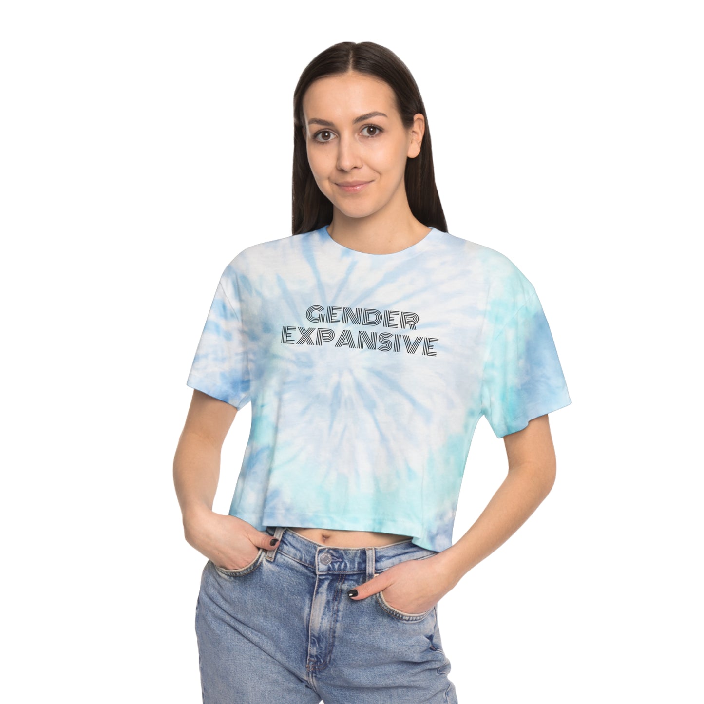 Gender Expansive Tie-Dye Crop Tee