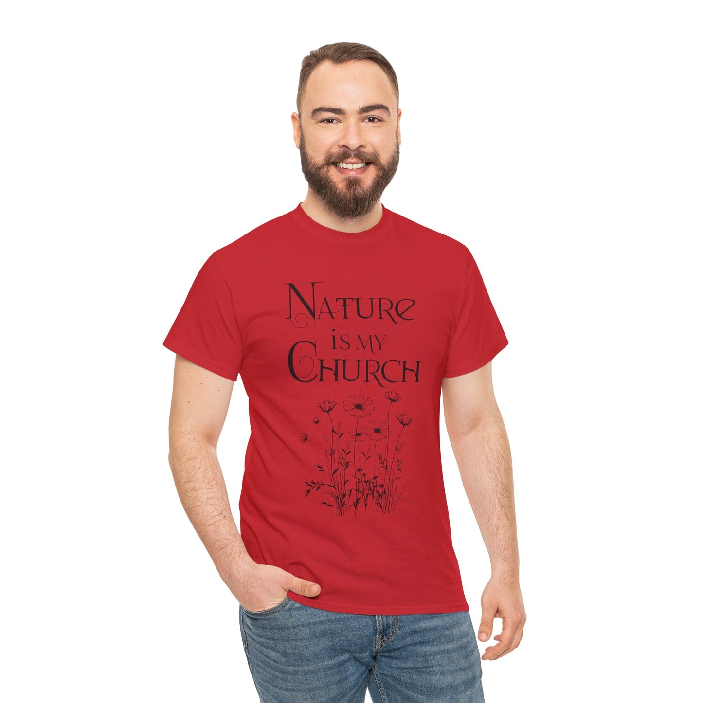 Nature is my church Cotton t-shirt