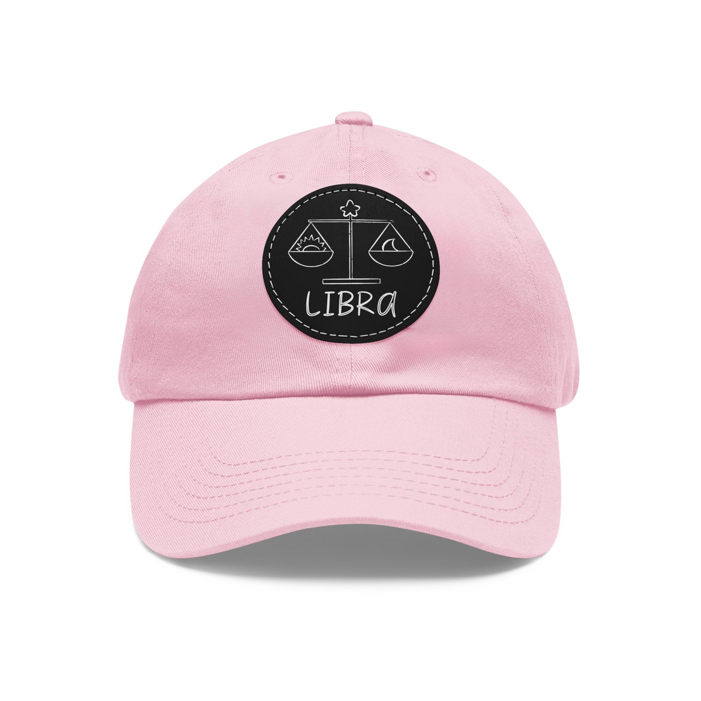 Cute Libra Hat, Vegan Leather Patch