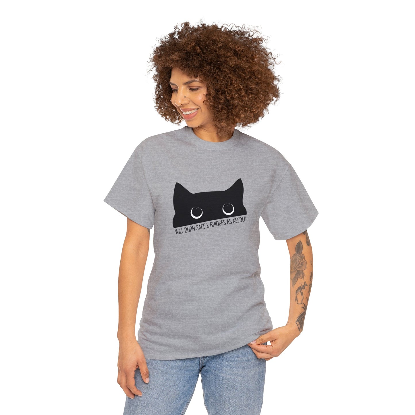 Black Cat Cotton t-shirt