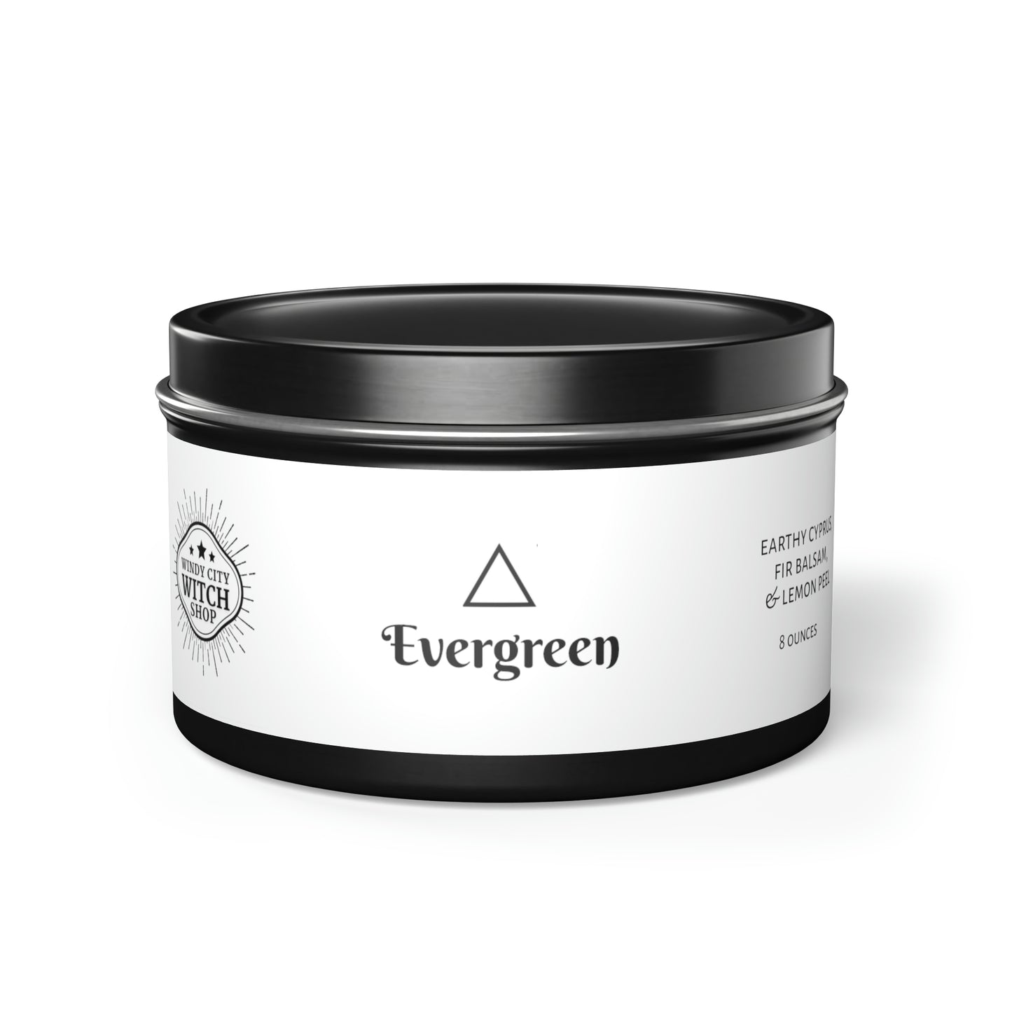 Evergreen - tin candle, scented