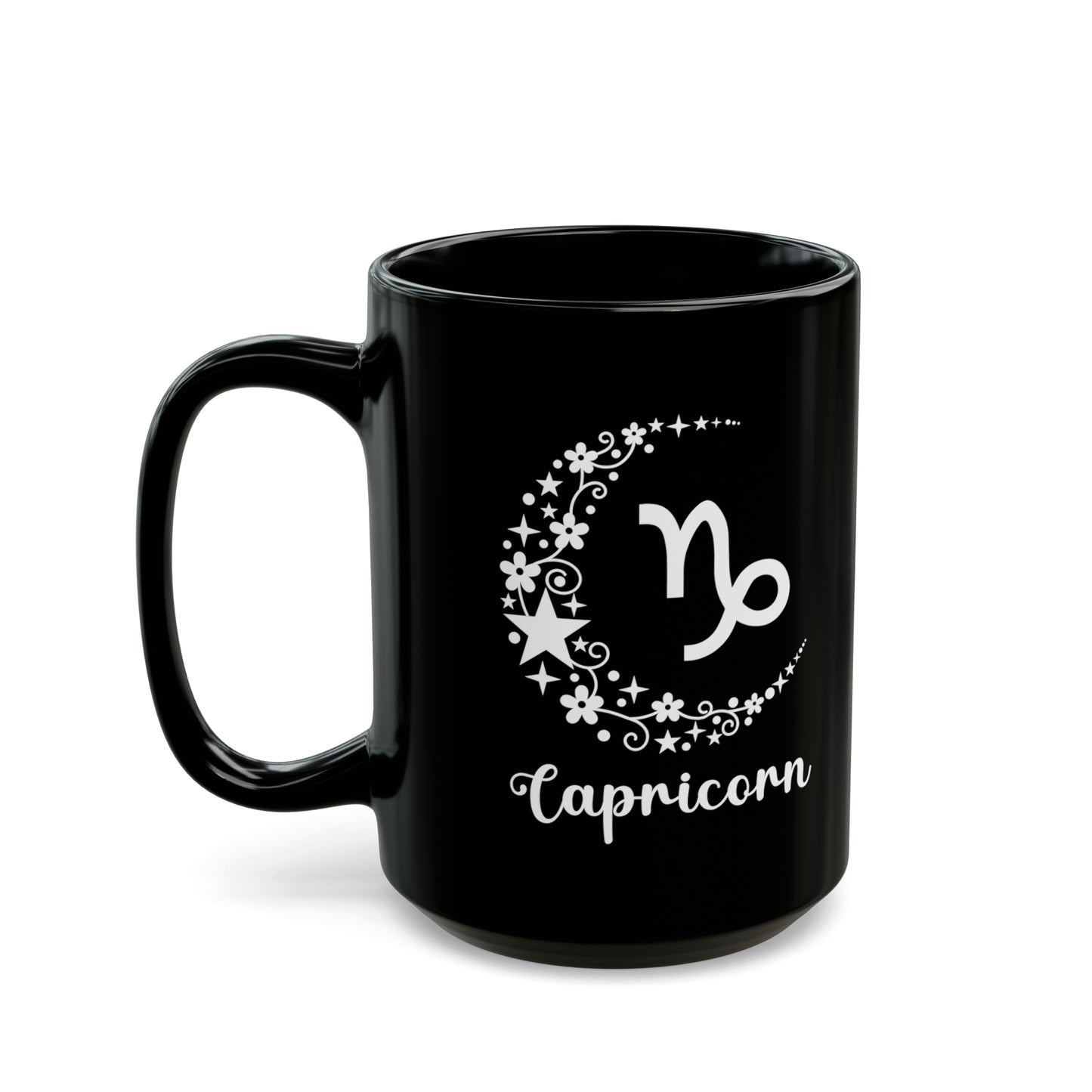 Capricorn crescent moon mug