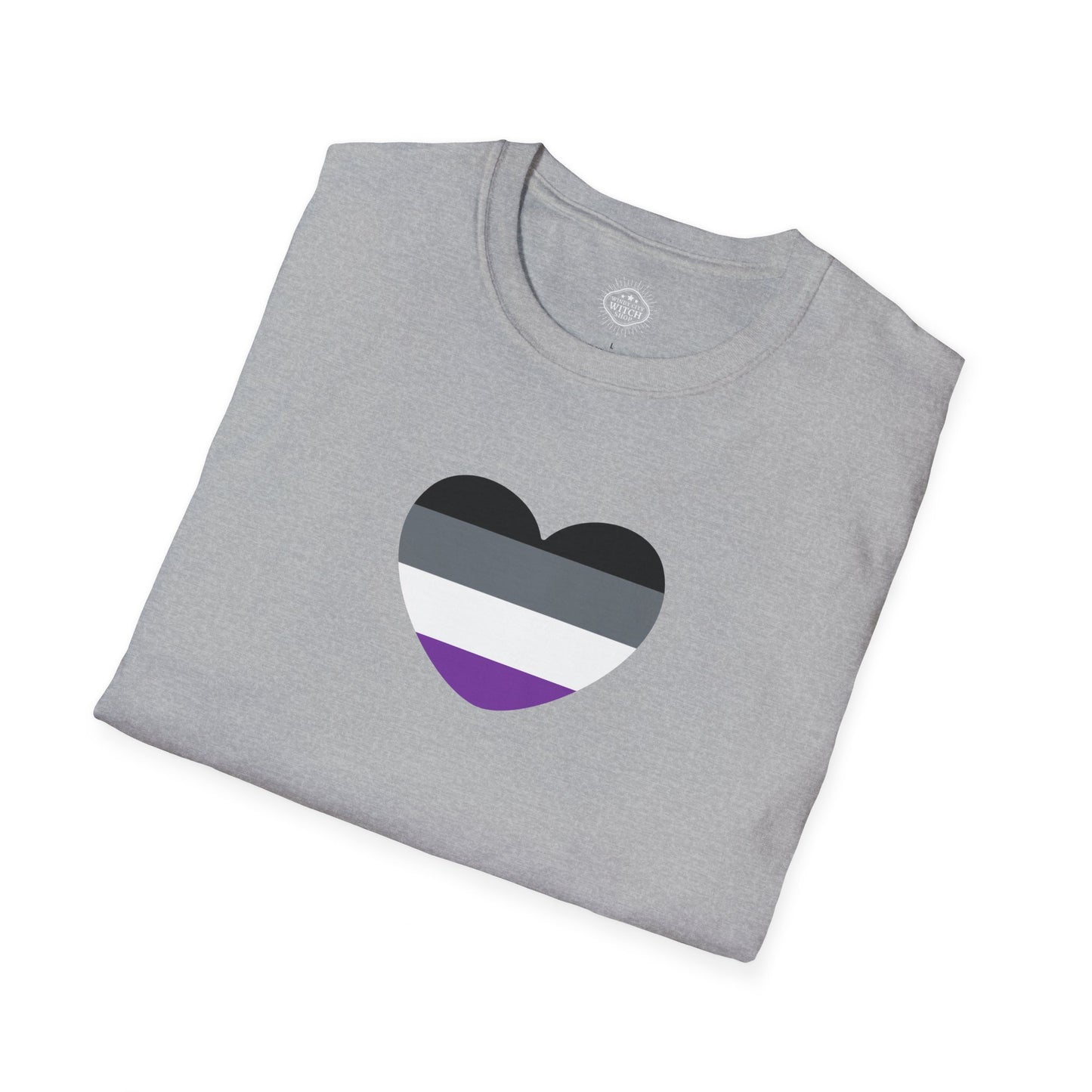 Asexual heart tee