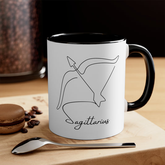 Abstract Sagittarius coffee mug