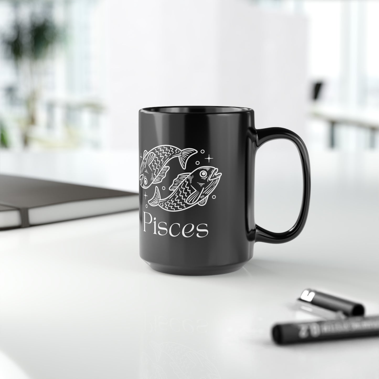 Pisces Fish, 15oz Mug