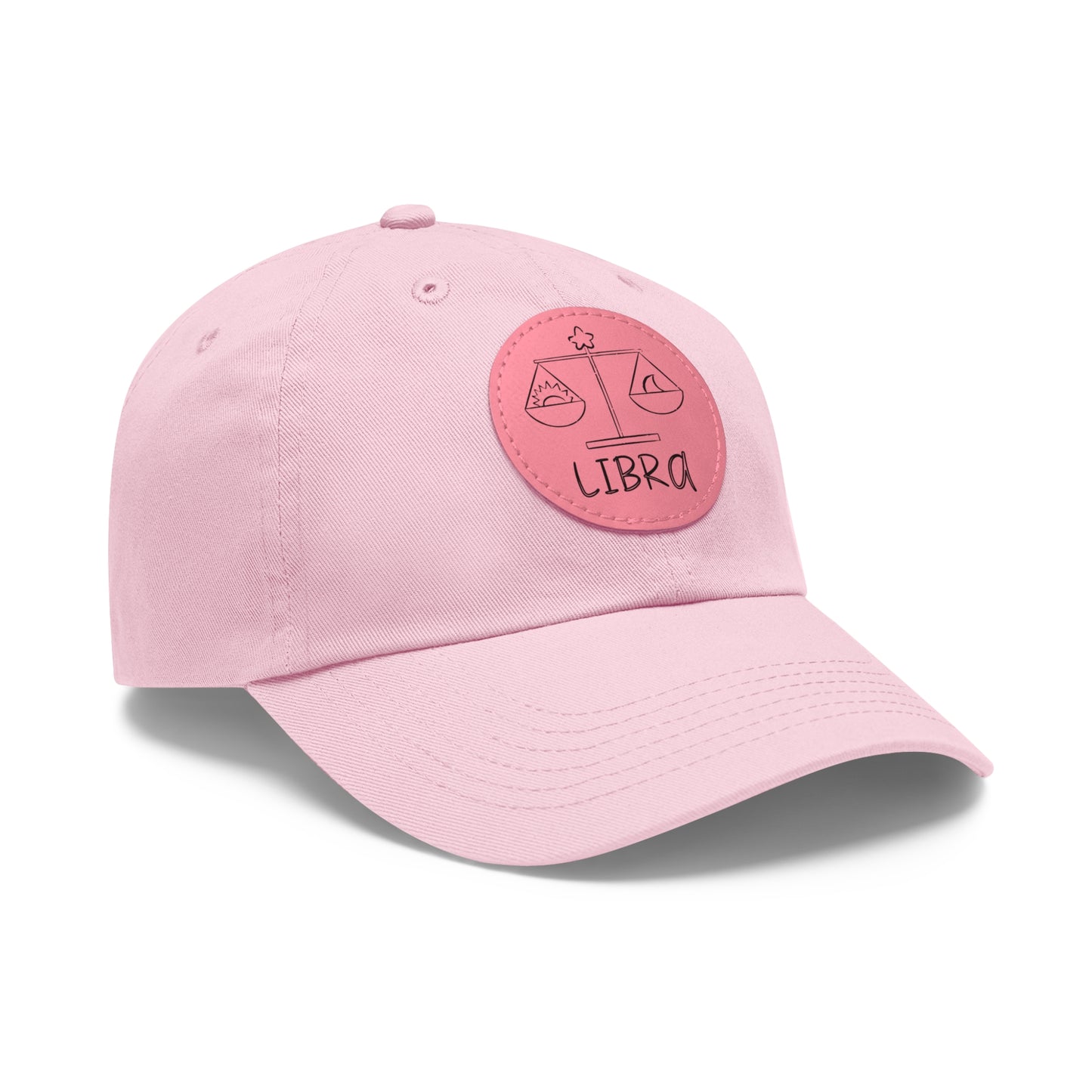 Cute Libra Hat, Vegan Leather Patch