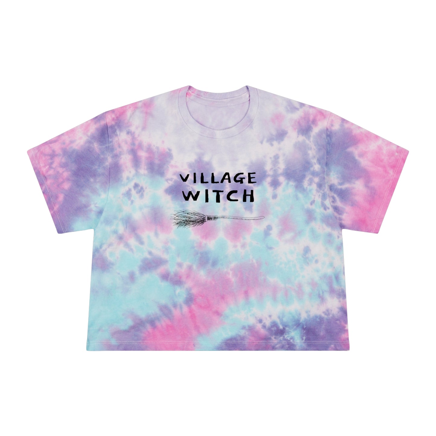 VILLAGE WITCH Tie-Dye Crop Tee